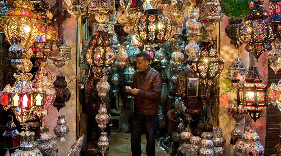 Marrakech lights shop